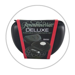 Portable Communion Set - Zippered case , kidney-shape